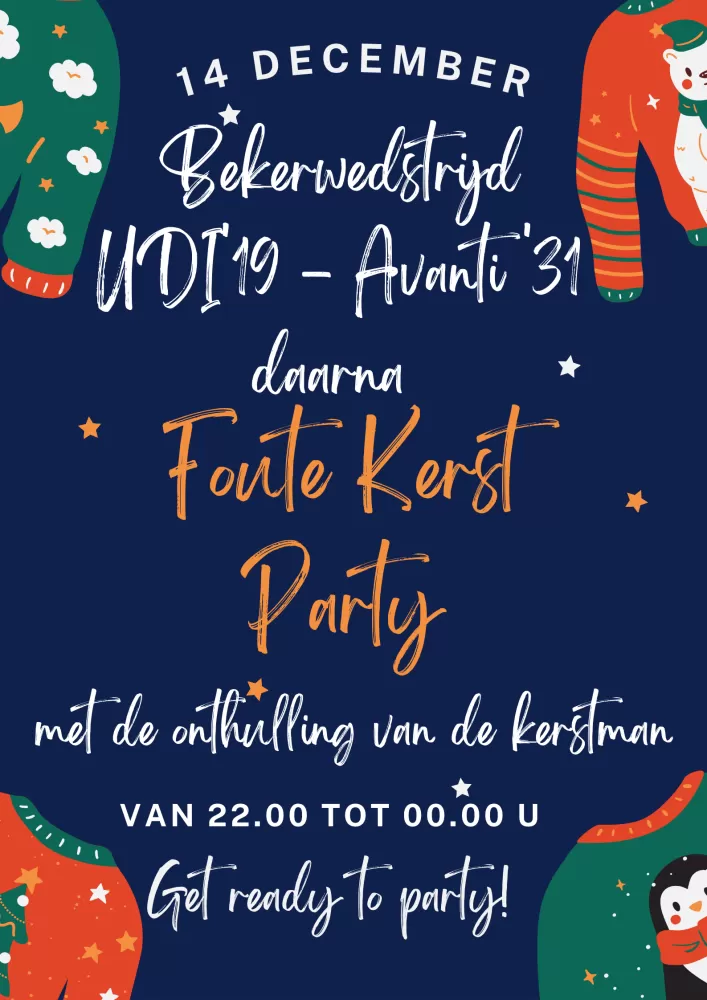 Foute Kerst Party - Donderdag 14 december 2023